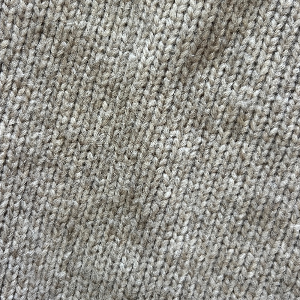 Atalier Delphine Balloon Sleeve Tan Sweater - Picture 7 of 9